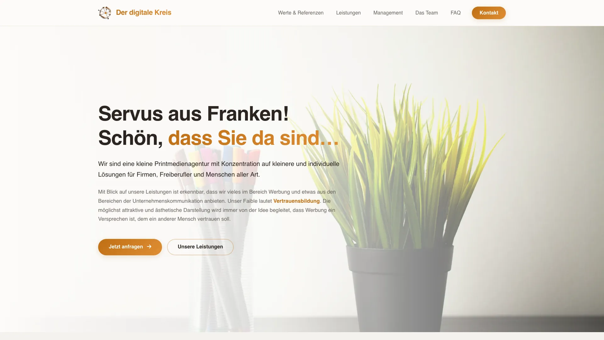 Startseite von der-digitale-kreis.de – Überarbeitung - Der digitale Kreis