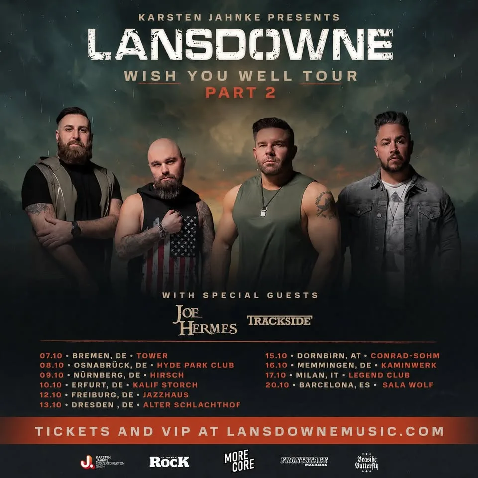 Veranstaltungsflyer: Lansdowne | Wish You Well Tour – Part 2 | Nürnberg